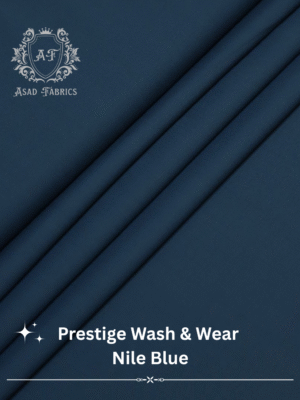Nile Blue Prestige Wash & Wear By Asad Fabrics