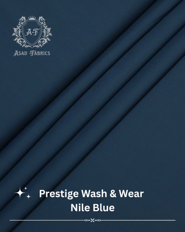 Nile Blue Prestige Wash & Wear By Asad Fabrics