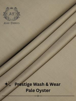 Pale Oyster Prestige Wash & Wear By Asad Fabrics